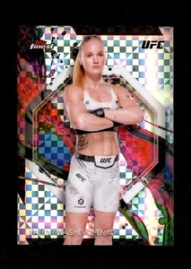 2024 Topps Finest UFC Valentina Shevchenko #65 Checkerboard Refractor - Picture 1 of 1