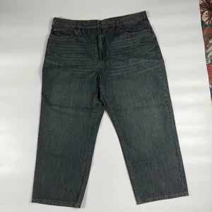True Nation Jeans Men's 44x28 Blue Denim Super Stretch Low Waist Loose Fit - Picture 1 of 11