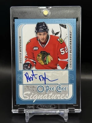 2008-09 O-Pee-Chee Dustin Byfuglien Signatures Auto #5-BY - Image 1 of 2