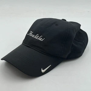 Hualalai Tennis Club Golf Hat Cap Black StrapBack Adjustable Nike Golf Tiger - Picture 1 of 10