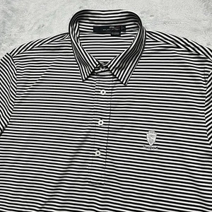 RLX Ralph Lauren Shirt Mens Large Black White Golf Polo Scioto Country Club - Picture 1 of 9