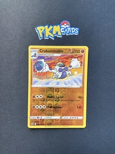 Juego de cartas coleccionables Pokémon Crabominable Chilling Reign 085/198 holograma inverso LP. - Imagen 1 de 3