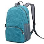 Brogend Casual Small Backpack Folderable Daypack 15L-Foldable, Light-Aqua-F