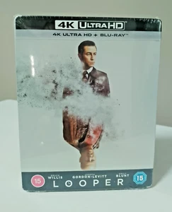 LOOPER 4K ULTRA HD + BLU-RAY STEELBOOK, BRAND NEW, UK EDITION - Picture 1 of 3