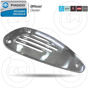PROTEZIONE MARMITTA CROMATA ORIGINALE PIAGGIO VESPA GTV 4T 4V IE 300 2010-2013 - Foto 1 di 3