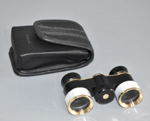 Opera Glass Bresser Scala 3 x 27 with Case Binoculars Compartment #D5 - Picture 1 of 7