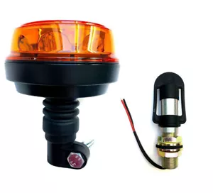 LED Rundumleuchte mit 4 Blitzmuster 12V 24V ECE R65 R10 E9 für LKW PKW Traktor* - Bild 1 von 7