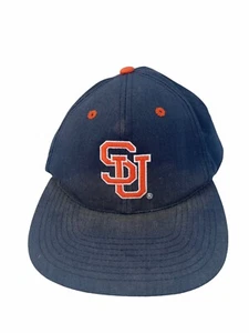 Vintage Syracuse University Logo Hat Snapback Cap Collegiate Licensed Orangemen - Picture 1 of 8