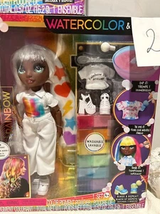 NEW Rainbow High Watercolor & Create AFRICAN AMERICAN Doll washable Tie-Dye Kit - Picture 1 of 4