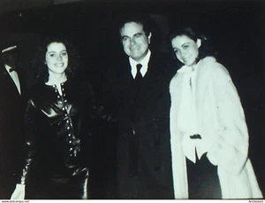 BEART Guy und seine Tochter Emmanuelle ROCARD Pascale (Foto Nizza) Festival 1984 - Bild 1 von 2