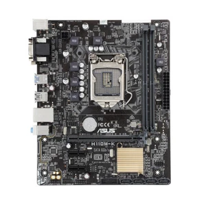 ASUS H110M-K LGA 1151 Intel H110 SATA 6Gb/s USB 3.0 Micro ATX Intel Motherboard - Bild 1 von 5