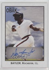 2010 TRISTAR Obak Auto Black /50 Don Baylor #A48 Auto