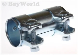 1x Rohrverbinder 51mm Auspuffklemme 51x55,5x125 Universal Doppelschelle 51x125mm - Bild 1 von 3