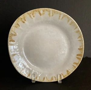 Vietri PERLA Salad Plate 8.5" Italy Pottery Pearl Opalescent Glaze NEW - Picture 1 of 6