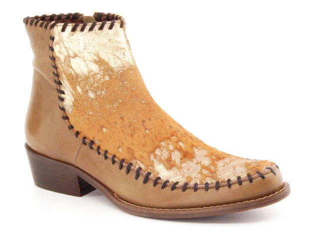 New LUNA ROSA by PAZZO Women Pony Hair Ankle Side Zip Western Boot Shoe Sz 6 M - Image 1 of 1