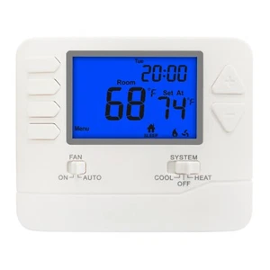 Einfach zu bedienendes programmierbares Temperaute Kalibrierung Einstellung Thermostat für Innenbereich - Bild 1 von 13