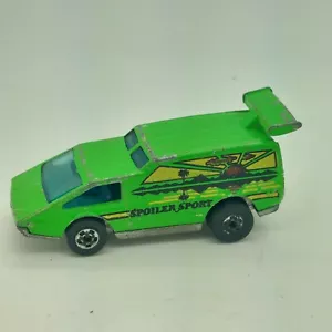 Vintage Hot Wheels Spoiler Sport Green Van 1976 Hong Kong Mattel - Picture 1 of 6