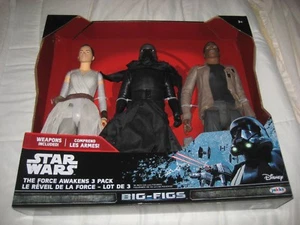Star Wars The Force Awakens 3er-Pack Figuren Kylo Ren Rea Fin BRANDNEU IN BOX - Bild 1 von 3