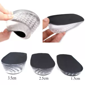 Schuhe Lift Höhe zu Erhöhen Gel Absatz Einlegesohle Einsatz Silikon Kissen * 〒 - Bild 1 von 14