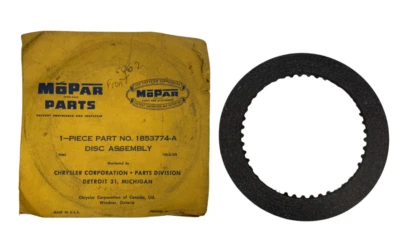 Диск переднего сцепления 1957-1961 Plymouth Dodge Torqueflite 0,060 дюйма 1853774 новый из старых запасов - Изображение 1 из 4