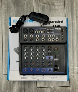 Gemini - GEM-08USB - 8 Channel USB Bluetooth Mixer for Podcast Recording Free SH - Picture 1 of 11