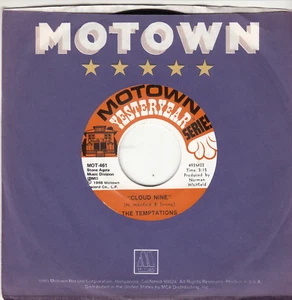 THE TEMPTATIONS - CLOUD NINE/RUNAWAY CHILD - MINT MOTOWN REISSUE 45 - NEW - Picture 1 of 2