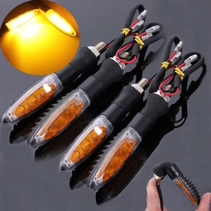 4x LED Indicator lights 4 Yamaha WR450F / WR500Z / XC125 Vino / XC180K / XC200 - Picture 1 of 12