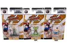 Street Fighter Figures Set Of 3 Nano Metalfigs Diecast Metal Blanka, Guile Honda