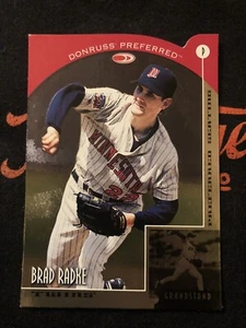 Donruss Preferred 1998 - Brad Radke "Grandstand" Die Cut #94 - Imagen 1 de 2