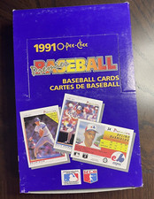 1991 OPC O-Pee-Chee Baseball Unopened Wax Packs Box 36 (Sealed Packs) Per Box