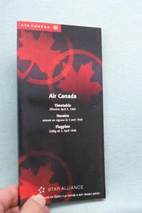 Air Canada Fahrplan - 5. April 1998 - Bild 1 von 1
