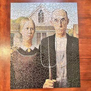 Vintage 1972 Springbok American Gothic Jigsaw Puzzle 500+ Pieces 18x22" COMPLETE