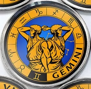 Jammu & Kashmir 1 rupee 2017 Gemini - Horoscope Zodiac unusual coin - Picture 1 of 2