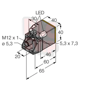 TURCK NI50U-QV40-AP6X2-H1141 1625853 Sensore induttivo Nuovo in scatola 1PZ - Foto 1 di 1