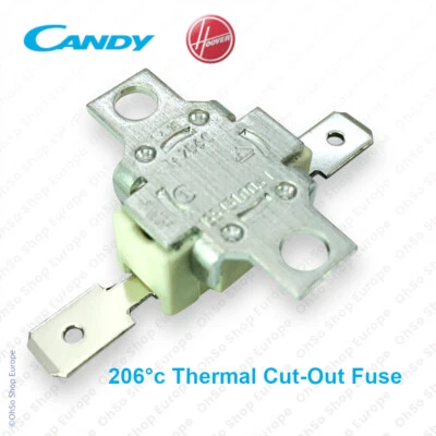 Candy Tumble Dryer Thermostat 206°c Thermal Cut-Out GCC 590NB-80,155431.006l  - Image 1 of 3