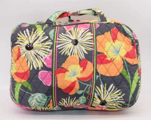 Borsa cosmetica grande Vera Bradley con motivo "Jazzy Blooms" - Foto 1 di 10