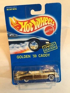 VINTAGE 1991 HOT WHEELS LIMITED EDITION GOLDEN '59 CADDY #9202 NIP - Picture 1 of 2