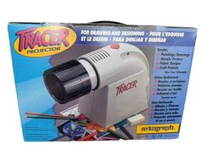 Vintage Artograph Tracer Projector -Enlarges Images up to 10X, New -Open Box USA - Picture 1 of 6