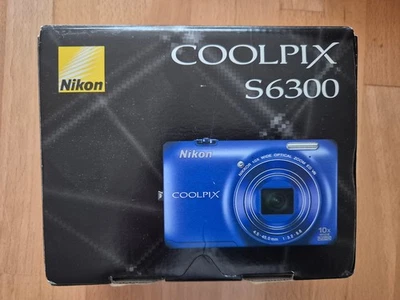 Nikon COOLPIX S6300 Digitalkamera, 16,0 MP, 10-fach optischer Zoom,Blau - Bild 1 von 3