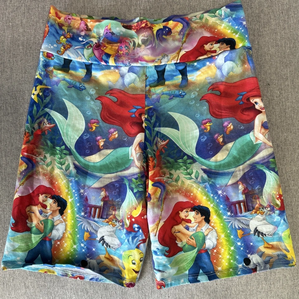 Pantalones cortos de motociclista Wild Rich Kids Disney Little Mermaid  Foto 1 de 3