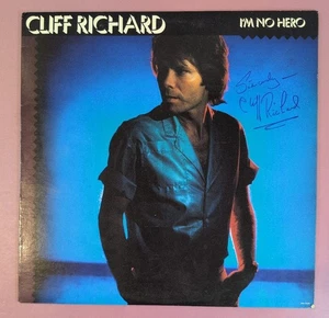 Cliff Richard - I'm No Hero - Álbum de discos LP de vinilo autografiado - Imagen 1 de 9