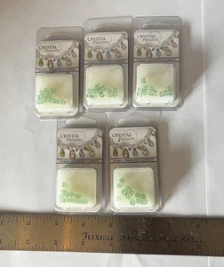 Swarovski Crystal Passions (2011) Crystal Beads Chrysolite Green Cube Lot of 60 - Picture 1 of 4