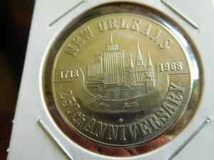 EG CHALLENGE COIN 1968 NEW ORLEANS LA 250TH ANNIVERSARY CABILDO NAT HISTORIC !!! - Picture 1 of 4