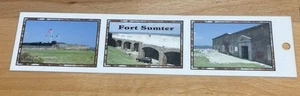 Fort Sumter Laminated Bookmark History & Photos. Fort Sumter National Monument. - Picture 1 of 4