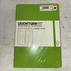 New Leuchtturm1917 Blank Hardcover Notebook (green) 249 Numbered Pages Sealed - Picture 1 of 4