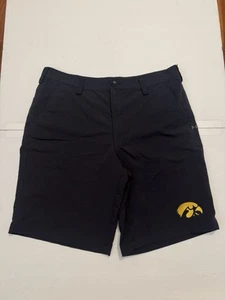 Pantalones cortos Under Armour Iowa Hawkeyes para hombre talla 36 negros - Imagen 1 de 6
