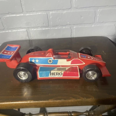 Винтажный гоночный автомобиль Indy 1980-е красный Pacholder Maxim USF&G Goodyear 11 1/2 дюйма - Изображение 1 из 4