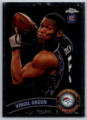 2011 Topps Chrome Virgil Green Rookie Denver Broncos #31 - Image 1 of 2