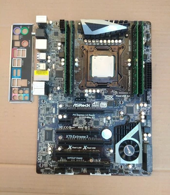 ASRock scheda madre X79 EXTREME 3 DDR3 32GB Core i7-3820 Lga 2011 Rev. G/A 1.01 - Immagine 1 di 4
