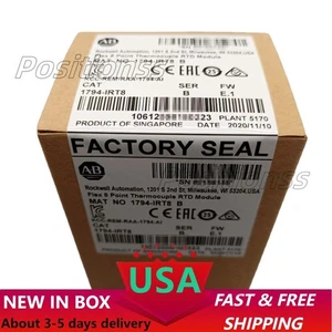 Neu fabrikversiegelt AB 1794-IRT8 SER B Flex 8 Punkt Thermoelement RTD Modul - Bild 1 von 3